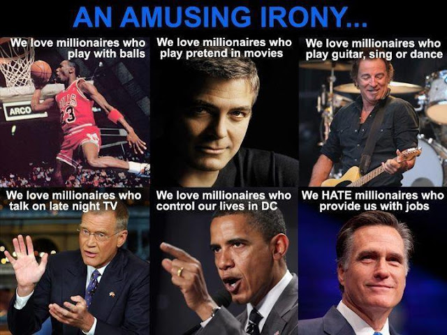 MILLIONAIRES IRONY