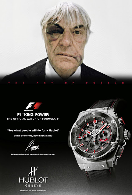Bernie Ecclestone Hublot wristwatch