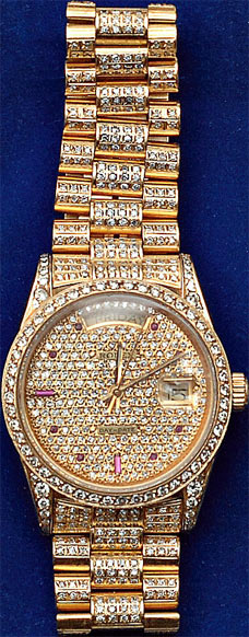 Dictator Saddam Rolex wrist watch