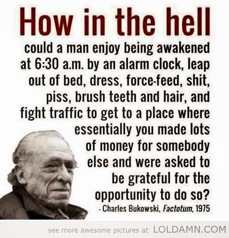 Life Insanity=being a wage slave