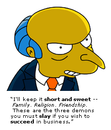 Mr. Burns business tips