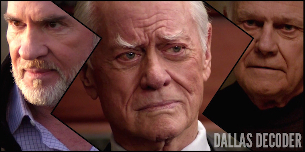 ROLE MODELS: JR Ewing, Cliff Barnes, Harris Ryland