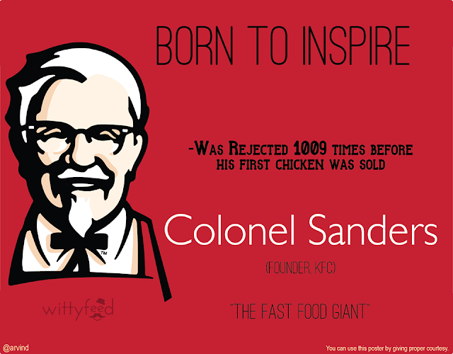 Colonel Sanders refusal to quit