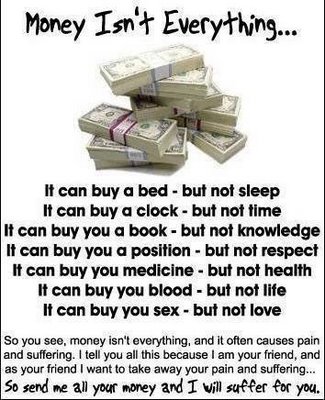 Money isn’t everything