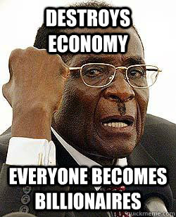 100 Trillion Dollar Zimbabwe Banknote
