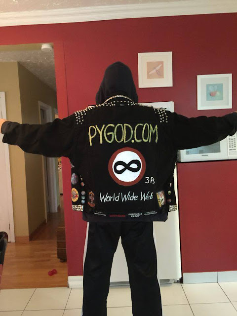 PYGOD DotCOM kutte battle jacket