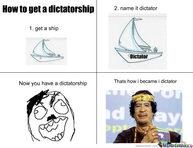 Dictatorship level 1