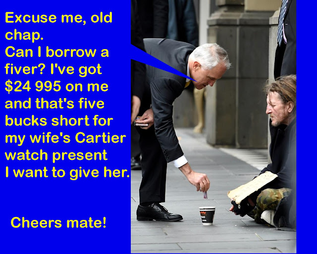 A Rich borrows from an homeless poor