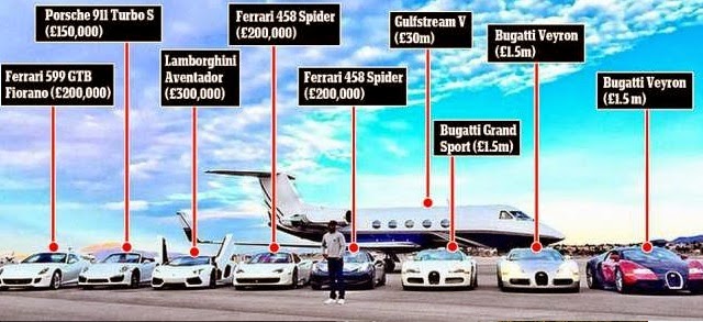 Floyd Mayweather vehicle collection