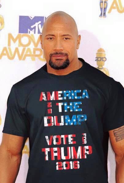 The Rock voted for Trump in 2016