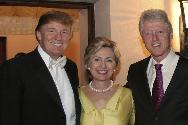 Trump and Clinton used to be friends