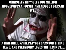 Christian Grey vs. Donald Trump