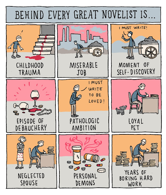 Behind every Great Novelist is…
