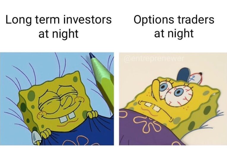 Long term investors at night vs Options traders at night